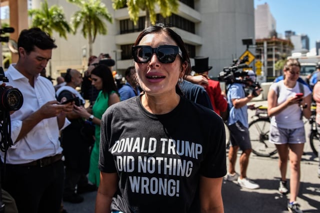 Laura Loomer, a right-wing pundit and supporter of Donald Trump, has criticised the &#39;gift&#39; (Photo: Stephanie Keith/Getty)