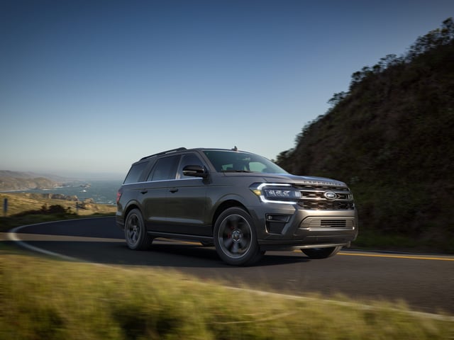 A preproduction model of the 2022 Ford Expedition.