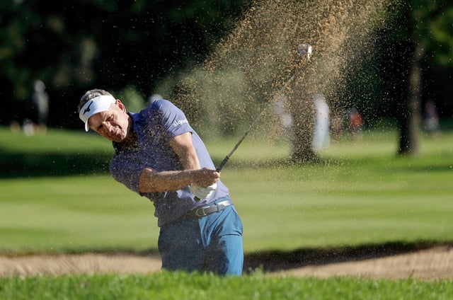 Golf - DP World Tour - BMW International Open - Munich Eichenried Golf Club, Munich, Germany - July 6, 2024 England's Luke Donald in action during the third round REUTERS/Lisa Leutner/File Photo