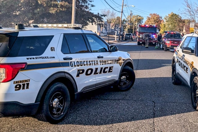 Gloucester Township Police cars.