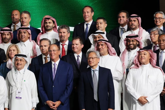 Nvidia is one of several U.S. tech companies to partner with Saudi AI startup Humain.