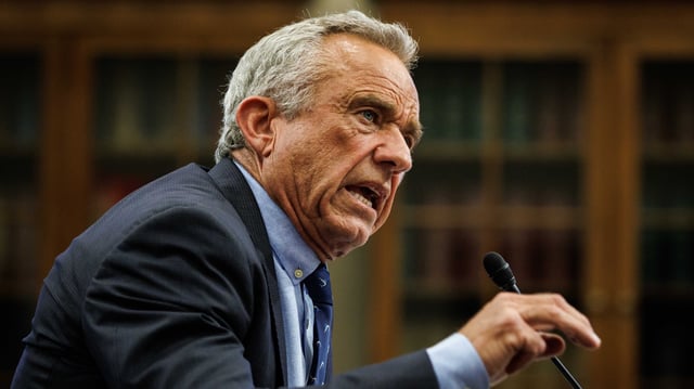 U.S. Secretary of Health and Human Services Robert F. Kennedy Jr. testifies before the House Appropriations Committee in the Rayburn House Office Building on May 14, 2025 in Washington, DC.
