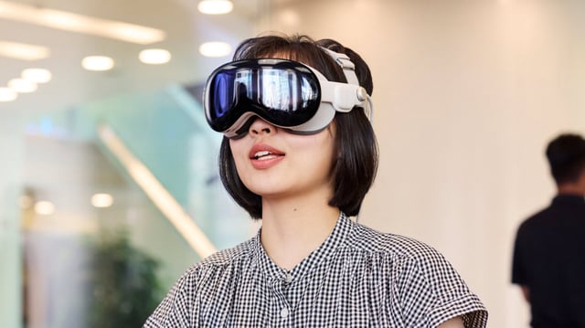 People in select countries in Asia can get Vision Pro today.