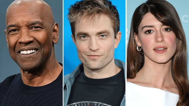 Denzel Washington, Robert Pattinson and Daisy Edgar-Jones