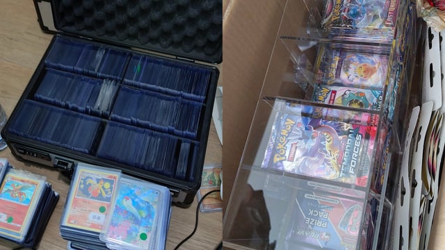 pokemon cards police take in raid