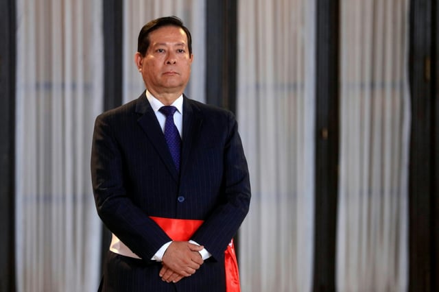 Eduardo Arana has been sworn in as the forth prime minister of violence-plagued Peru in under three years