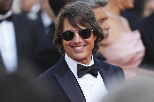 Tom Cruise, en la presentación de 'Misión Imposible: sentencia final' en el festival de Cannes