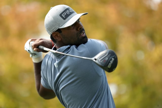 American Sahith Theegala withdrew from the 107th PGA Championship at Quail Hollow due to a neck injury