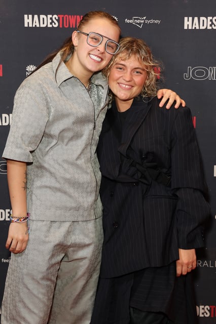 SYDNEY, AUSTRALIA - FEBRUARY 14: JoJo Siwa and  Kath Ebbs attend the Australian premiere of &#34;Hadestown&#34;  at Theatre Royal on February 14, 2025 in Sydney, Australia. (Photo by Don Arnold/WireImage)