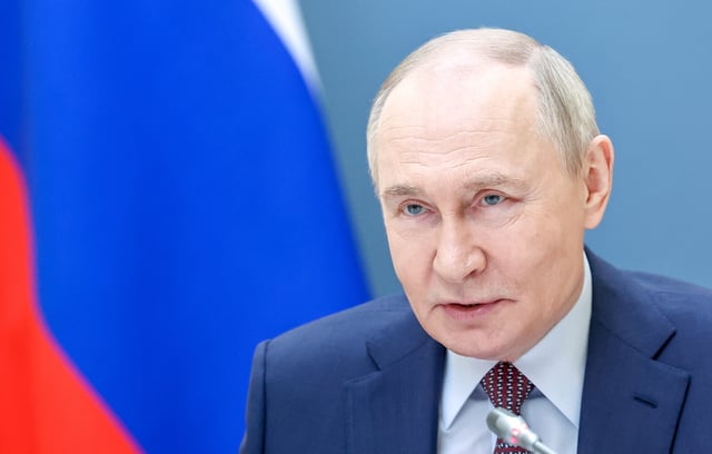 Russia&#39;s President Vladimir Putin in Moscow on May 13, 2025.