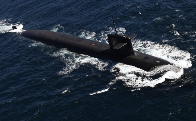 Le Terrible, L’un des quatre sous-marins nucléaires lanceurs d’engins (SNLE) de la Marine nationale.