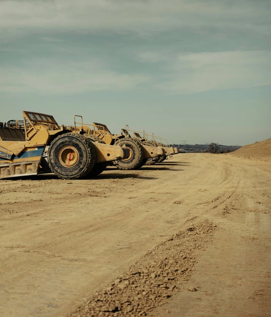 Le chantier de l'A69 à l’arrêt, le 4 mars 2025.