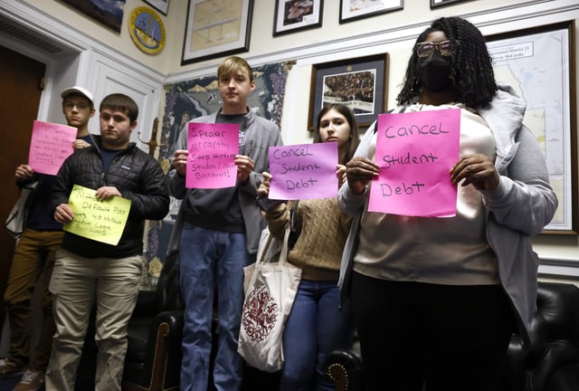 Nearly one in four student-loan borrowers  are behind on their payments.