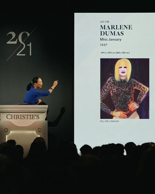 A scene from Wednesday's auction.