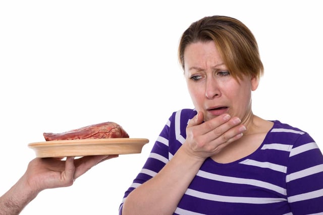 Vegetarians' revulsion to meat may derive from evolutionary instincts. (Tibanna79/Shutterstock)