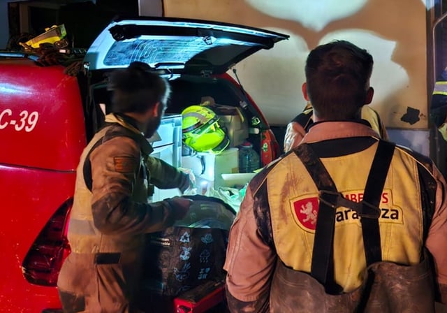 Imagen de archivo de los Bomberos de Zaragoza.