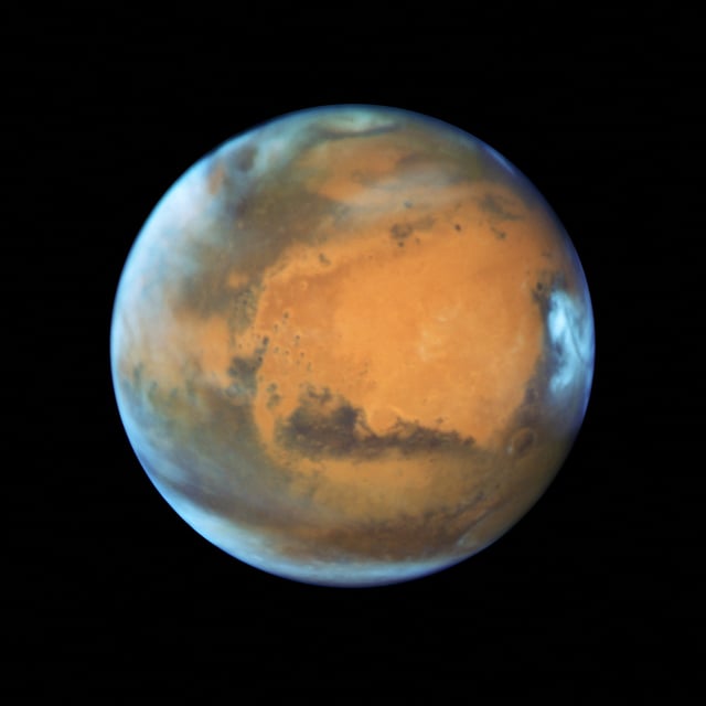 The planet Mars is shown in this NASA Hubble Space Telescope view taken May 12, 2016. NASA/Handout via Reuters   ATTENTION EDITORS - THIS IMAGE WAS PROVIDED BY A THIRD PARTY. EDITORIAL USE ONLY/File Photo