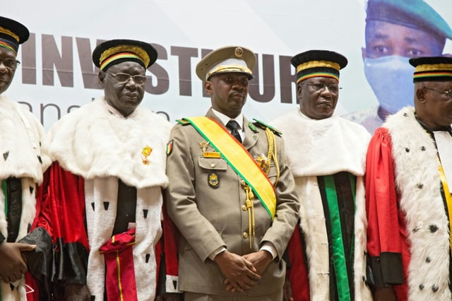 Colonel Assimi Goita heads the military government in Mali and has dissolved all political parties