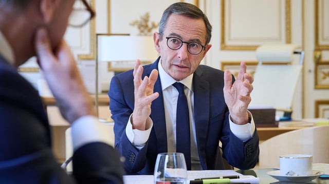 Bruno Retailleau, ministre de l’Intérieur et candidat à la présidence des Républicains.