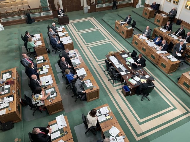 NL's House of Assembly during question period on May 15, 2025.