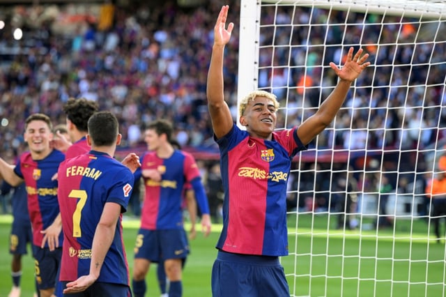 Barcelona's Spanish forward Lamine Yamal has been vital to his team's title triumph this season