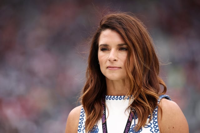 Danica Patrick looks on from the drivers parade prior to the F1 Grand Prix of Mexico at Autodromo Hermanos Rodriguez on October 27, 2024 in Mexico City, Mexico.