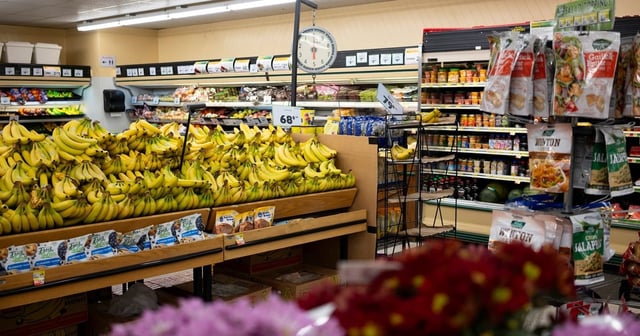 The fresh produce section of a Brookshire Brothers grocery store in Buffalo on June 29, 2023.