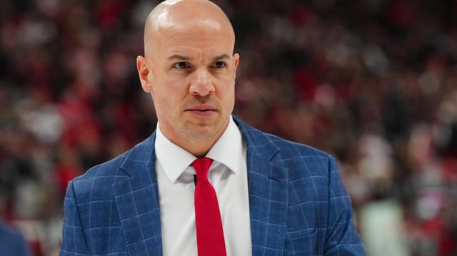 Washington Capitals head coach Spencer Carbery after their loss to the Carolina Hurricanes.