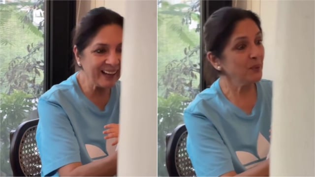 Neena Gupta shares an adorable moment with her grand-daughter.