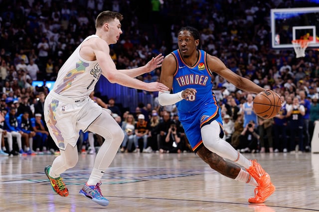 In Oklahoma City’s past three games, forward Jalen Williams is just 10-for-43 from the field and 2-for-14 on 3s.