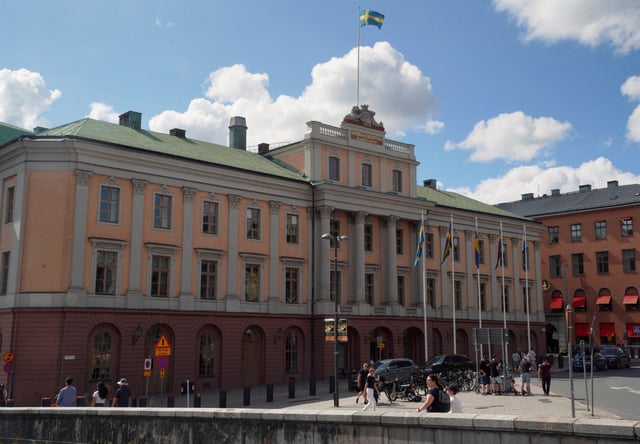 A general view of the Swedish foreign ministry in central Stockholm, Sweden, July 14, 2023. REUTERS/Tom Little/File Photo