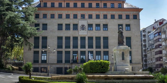 El palacio de justicia de Ourense, sede de la Fiscalía de Menores. |  C. P.