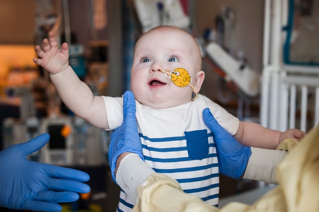KJ Muldoon, who received a custom CRISPR edit to his genome, shown in spring 2025.