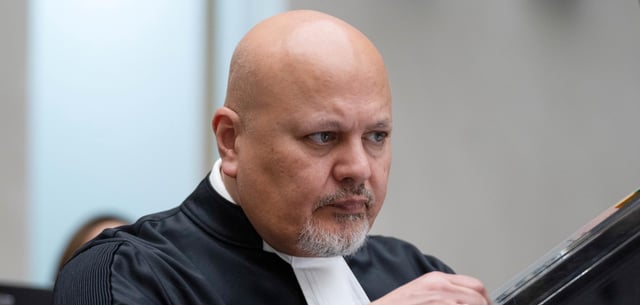 Karim Khan im Gerichtssaal des Weltstrafgerichts (Archiv)