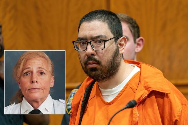 Lt. Alison Russo-Elling and her accused killer Peter Zisopoulos (Theodore Parisienne / New York Daily News)