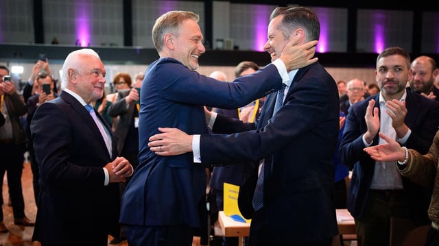 Wolfgang Kubicki, Christian Lindner und Christian Dürr