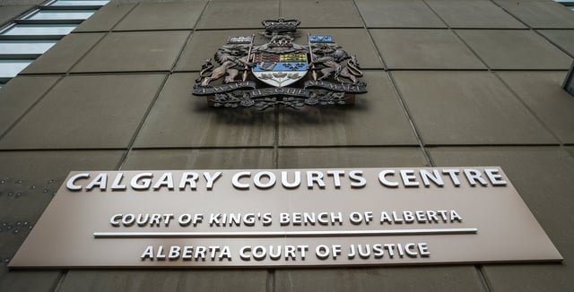 The Calgary Courts Centre is pictured in Calgary, Monday, May 6, 2024. 