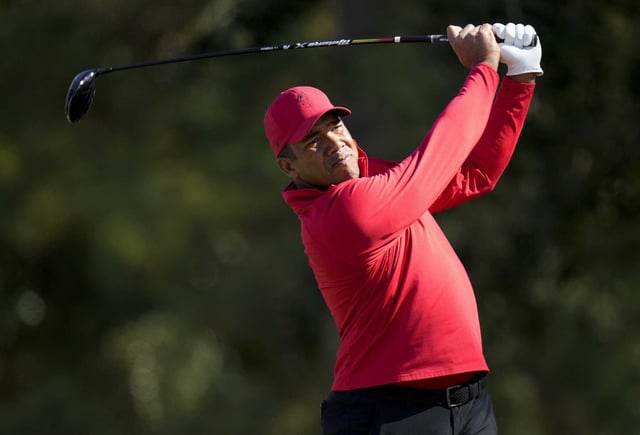 Jhonattan Vegas, a PGA Tour golfer from The Woodlands and a University of Texas alum, shot eight-under-par through two rounds at the 2025 PGA Championship to give him his first lead at a major.