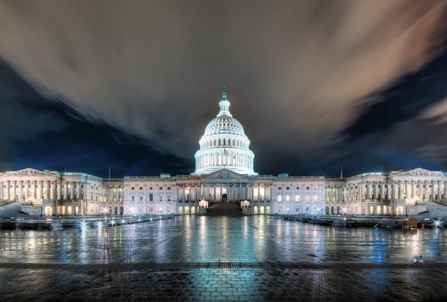 The downgrade comes as the Republican-controlled Congress tries to extend tax cuts from President Donald Trump&#39;s first term and add new ones.