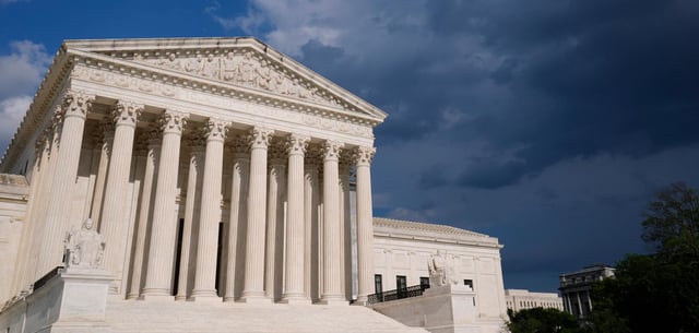 Der Oberste Gerichtshof der USA in Washington