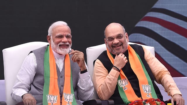 PM Modi, HM Shah