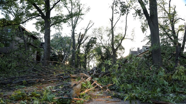 A tornado tore through Laurel County, Kentucky.