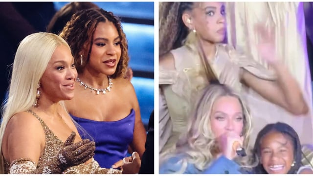 Blue Ivy saved Beyonce from an onstage mishap during her performance in Chicago.