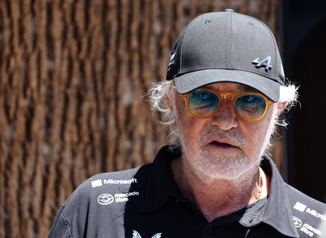 Formula One F1 - Emilia Romagna Grand Prix - Autodromo Enzo e Dino Ferrari, Imola, Italy - May 16, 2025 Alpine executive director and de facto team principal Flavio Briatore arrives ahead of practice REUTERS/Jakub Porzycki
