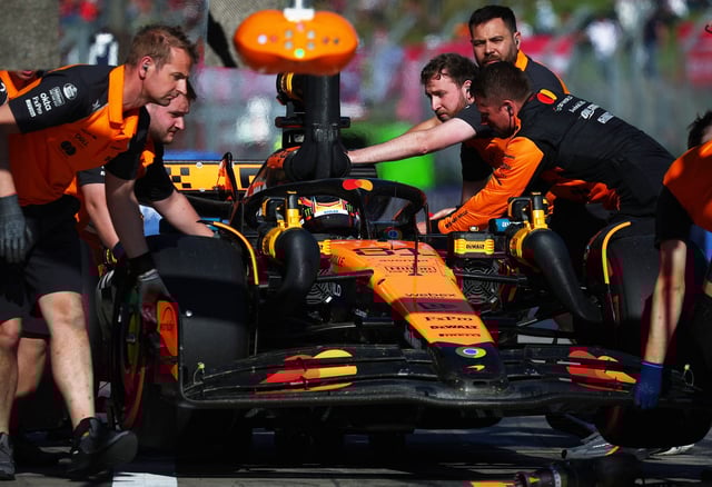 Formula One F1 - Emilia Romagna Grand Prix - Autodromo Enzo e Dino Ferrari, Imola, Italy - May 16, 2025 McLaren's Oscar Piastri during practice REUTERS/Florion Goga