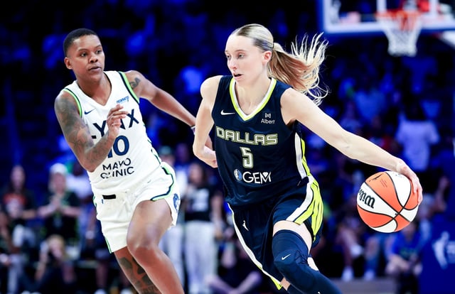 Paige Bueckers' WNBA debut was celebrated in unusual fashion in her hometown.