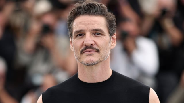 Chilean-US actor Pedro Pascal poses during a photocall for the film Eddington at the 78th edition of the Cannes Film Festival. (Photo by Valery HACHE / AFP)