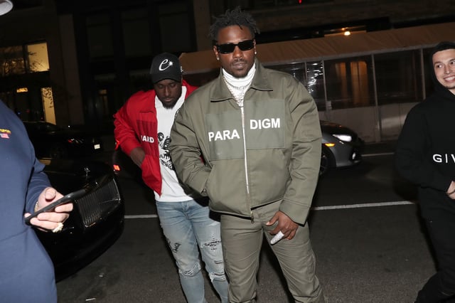Antonio Brown attends his album release party at Wonderland on April 28, 2022 in New York City.