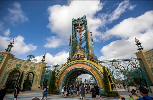 Epic Universe, set to open on May 22, is expected to continue driving demand for multifamily and hotel development in the I-Drive submarket. (Patrick Connolly/Orlando Sentinel)