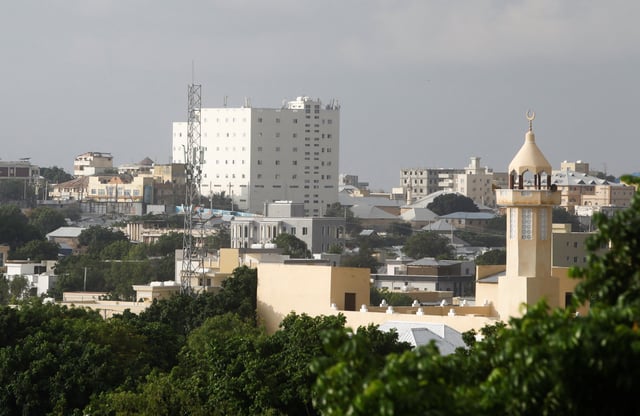 A general view shows a section of the skyline of Mogadishu, Somalia, November 28, 2022. REUTERS/Feisal Omar/File Photo